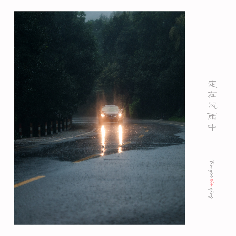 走在风雨中