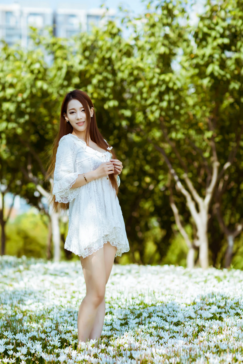 阳光美女的快乐时光