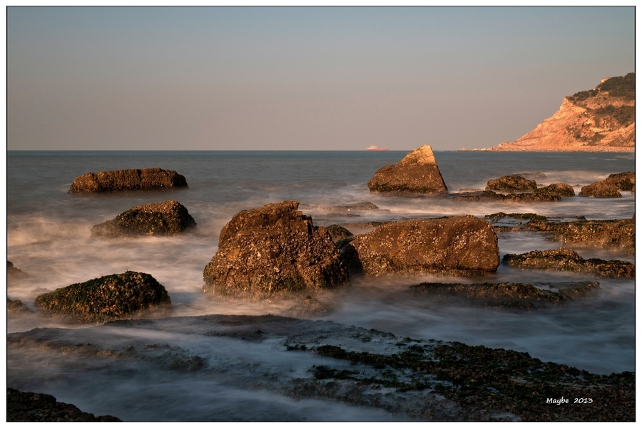 【长岛,迷人的海滩摄影图片】烟台长岛风光旅
