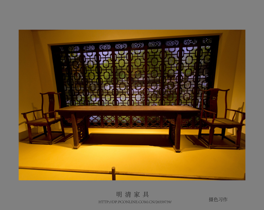 【明清家具摄影图片】北京国家博物馆生活摄影