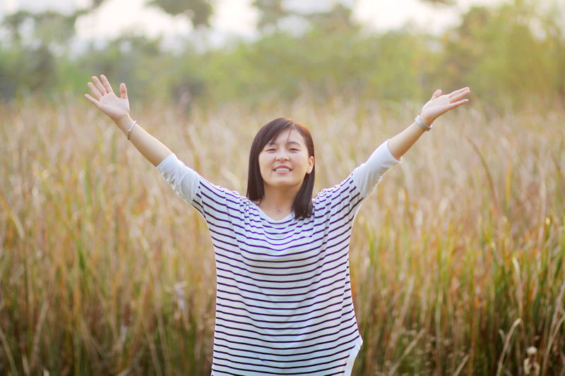 蜀山西扩景区里的阳光美女!