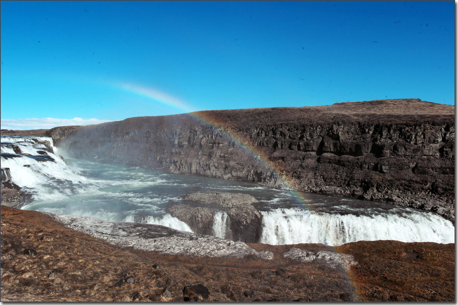 【欧风之冰岛黄金瀑布摄影图片】冰岛风光旅游