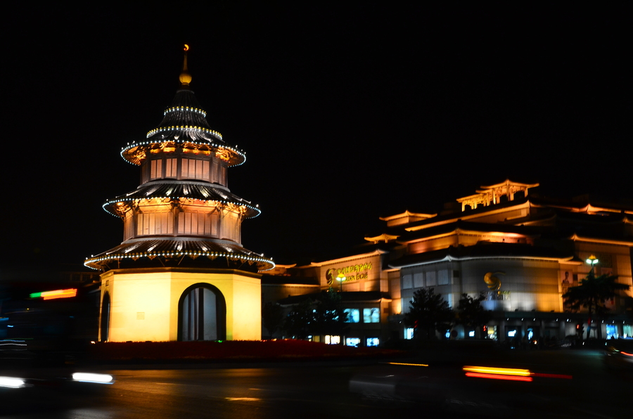 扬州文昌阁夜景