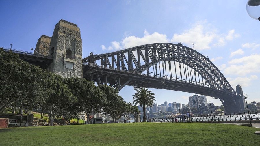 【悉尼歌剧院与悉尼大桥摄影图片】悉尼风光摄