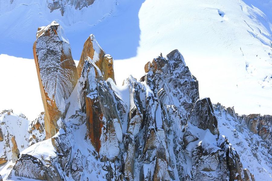 【西欧第一高峰--勃朗峰摄影图片】阿尔卑斯山