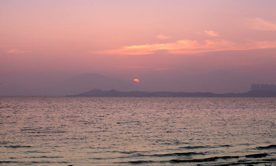 2013_11_16深圳湾日出