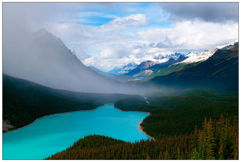 【大美山.湖-秋游加拿大之摄影图片】加拿大风