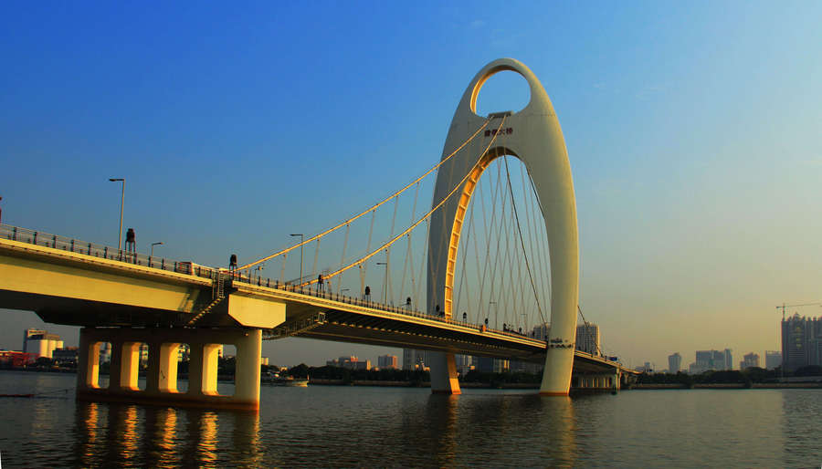 【广州猎德大桥摄影图片】广州风光旅游摄影