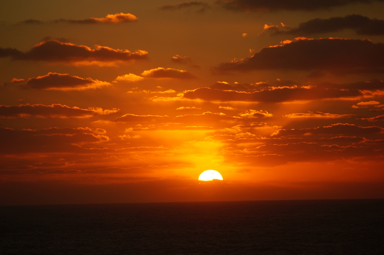 地中海的日出日落