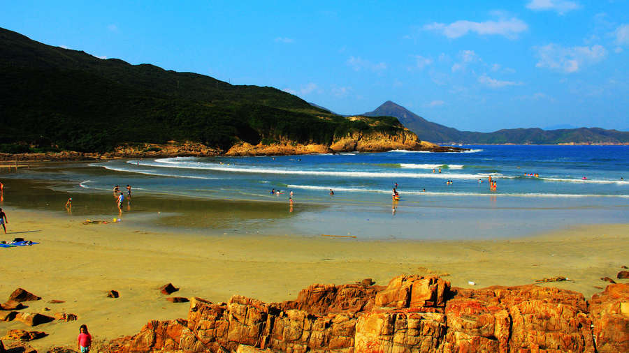 香港郊野旅游----西湾风光