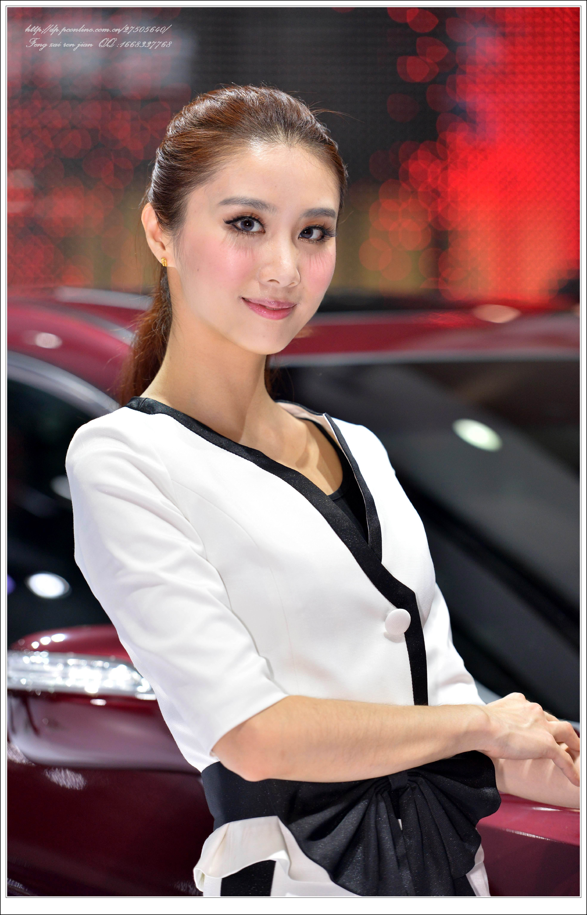 2014广州国际车展 车模_2014广州国际车展_车展美女_图文_河南汽车在线
