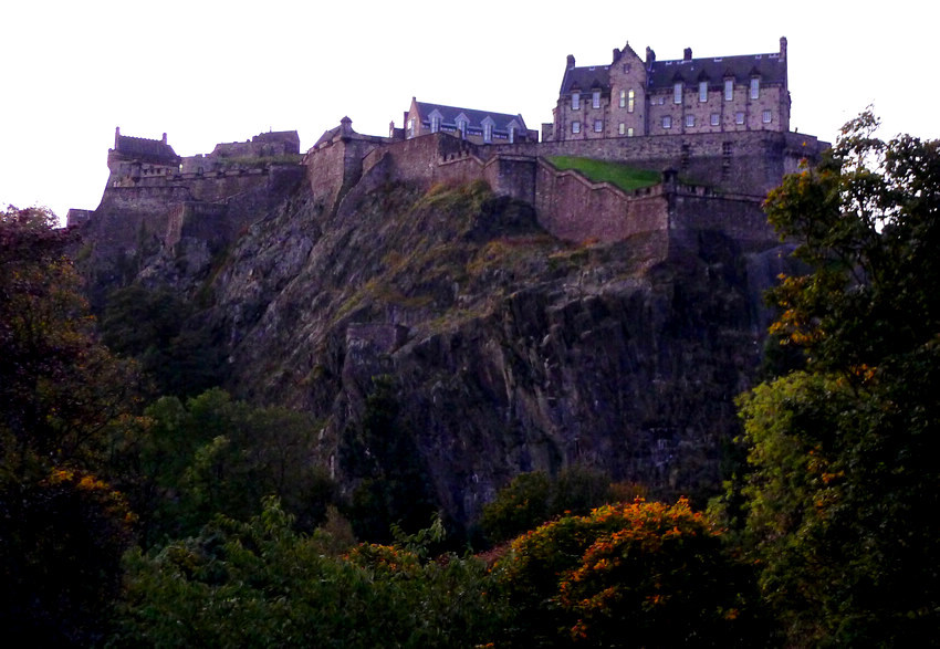 【爱丁堡城堡摄影图片】英国爱丁堡国外摄影