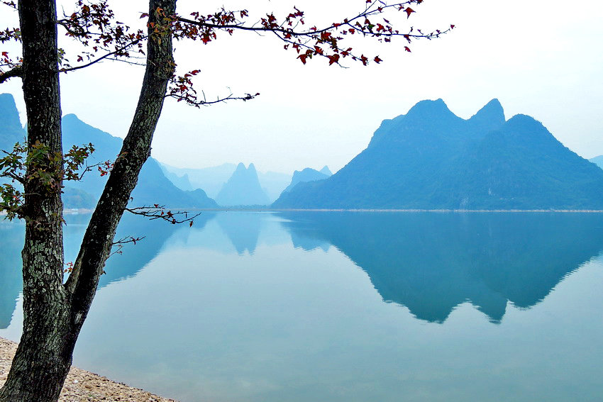 【在水一方--冬季摄影图片】桂林永福金鸡河水