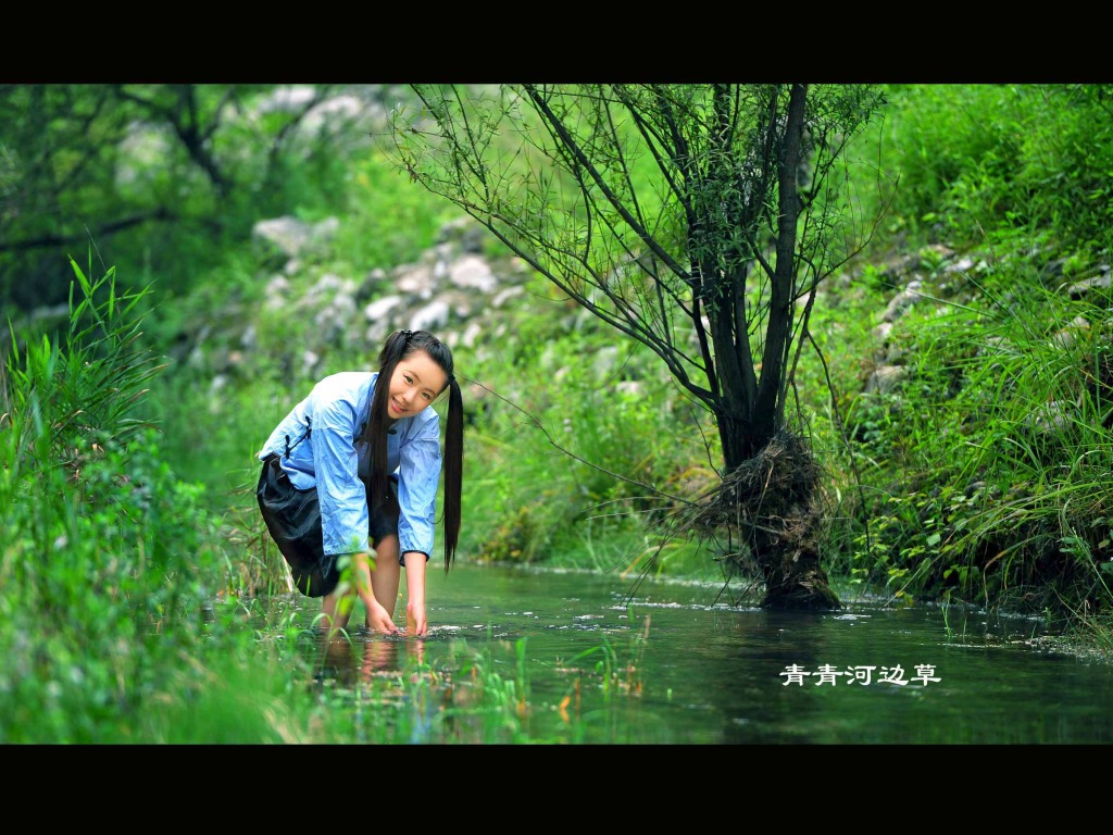 青青河边草
