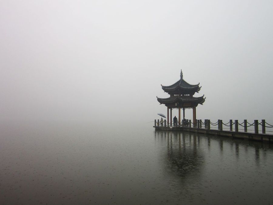 【雨中散步磁湖摄影图片】黄石磁湖风光旅游摄