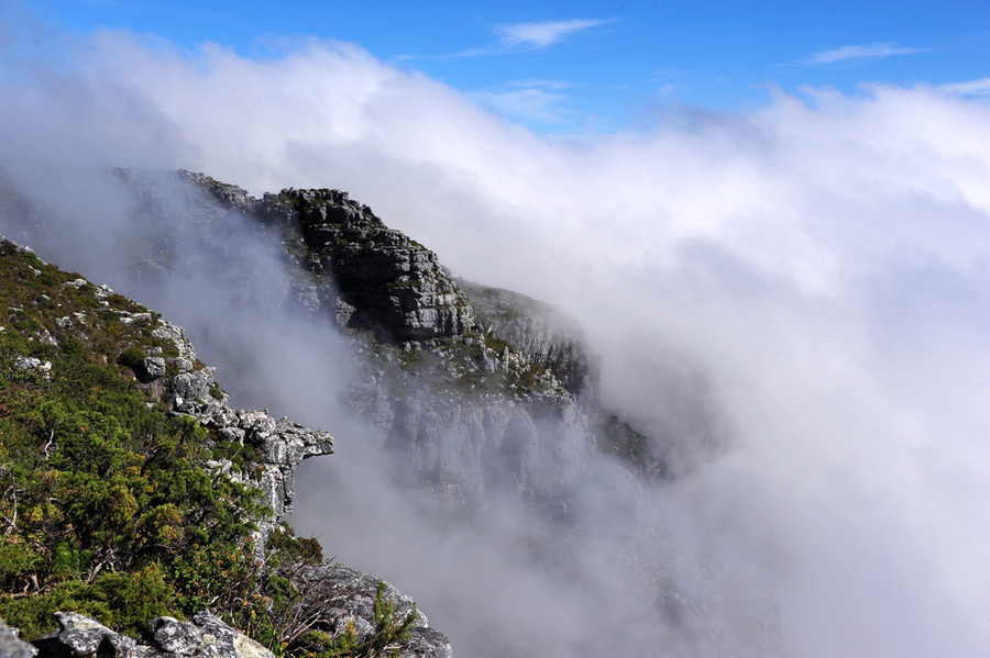 【桌山云雾(南非开普敦)摄影图片】南非 开普敦