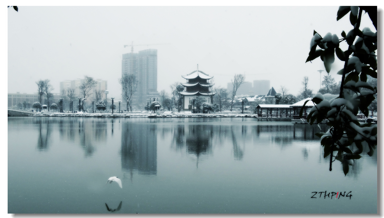 【初春拍雪景摄影图片】云南昭通市昭阳区风光摄影