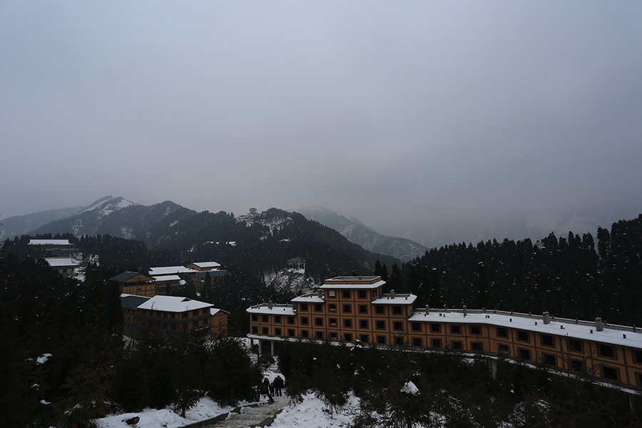 【钟鼎寺的雪摄影图片】德阳什邡市风光摄影_太平洋网