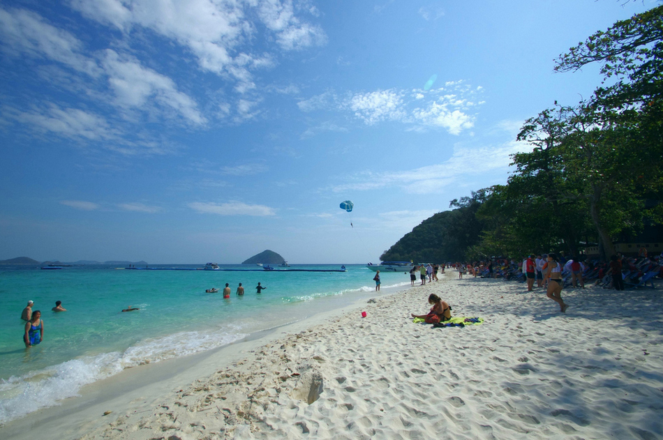 泰国珊瑚岛海滩