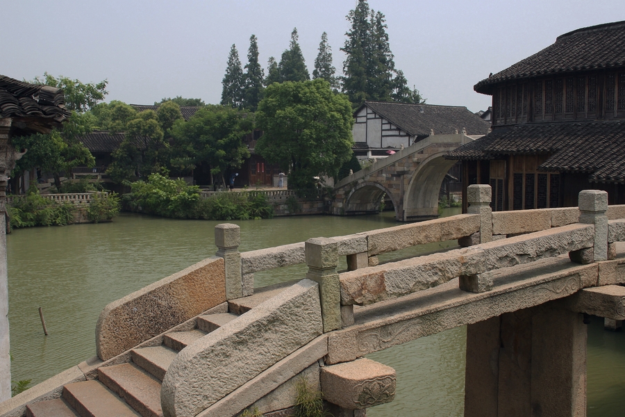 【乌镇的桥摄影图片】浙江乌镇风光旅游摄影