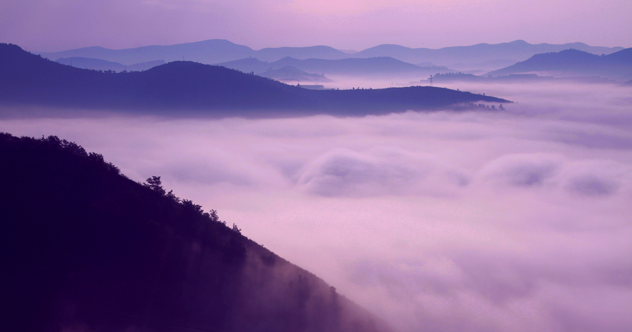 雾里看山,山里看雾