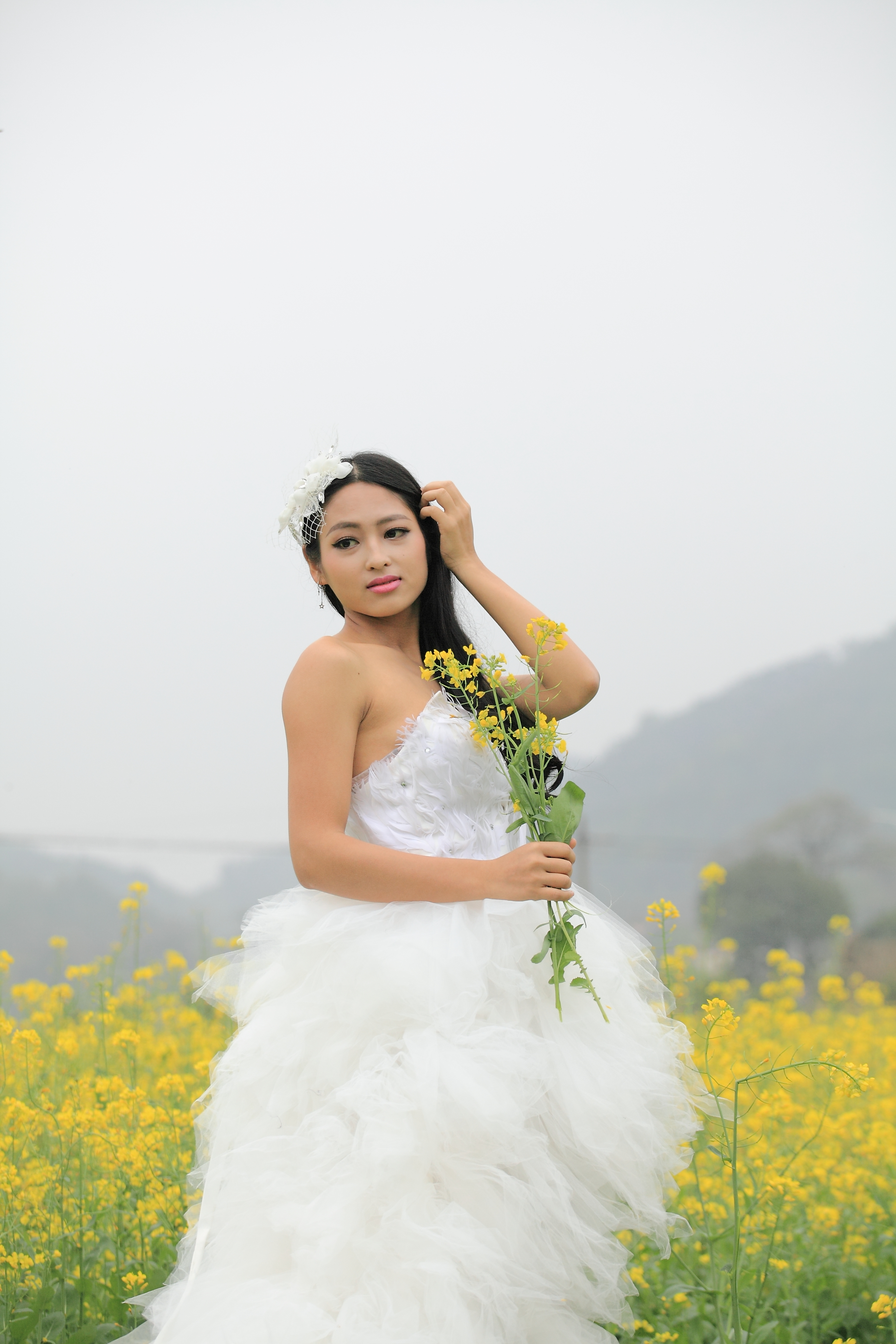 油菜花婚纱摄影