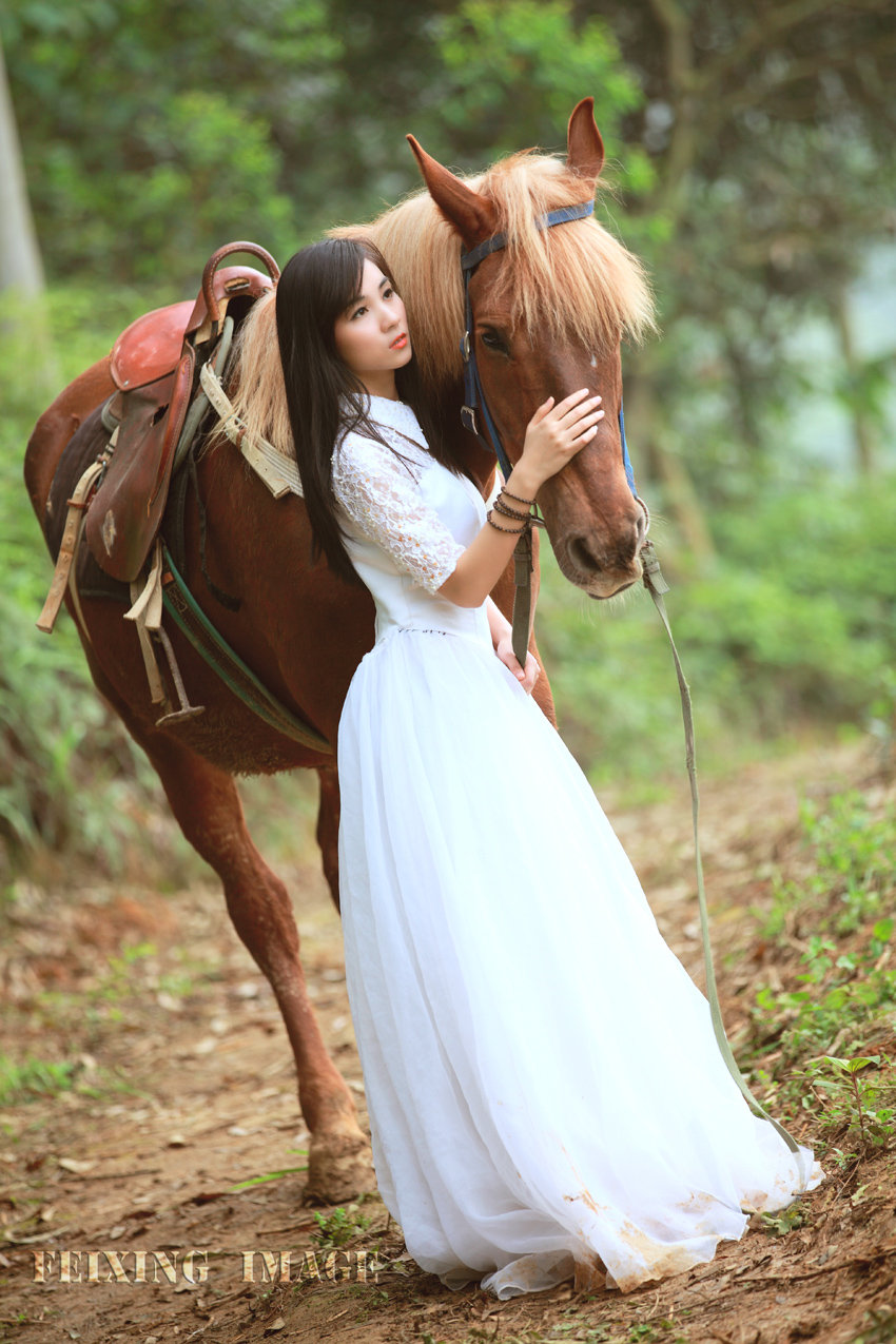 天使与马