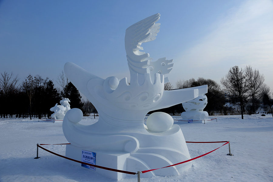 【太阳岛国际雪雕艺术博览会摄影图片】哈尔滨市风光旅游摄影_关心心