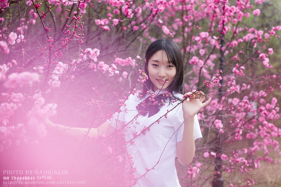 【粉红色的回忆摄影图片】大庆西苑公园人像摄