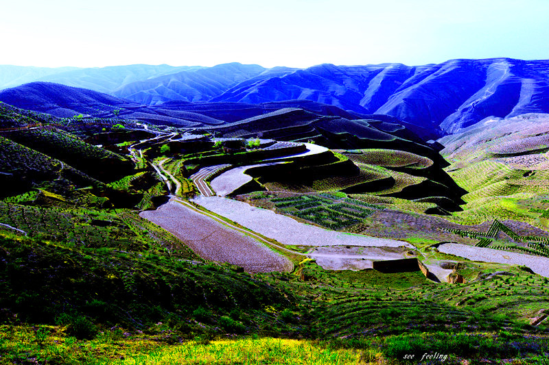 【北山之美摄影图片】甘肃兰州榆中县北山风光摄影_看见的感觉_太平洋