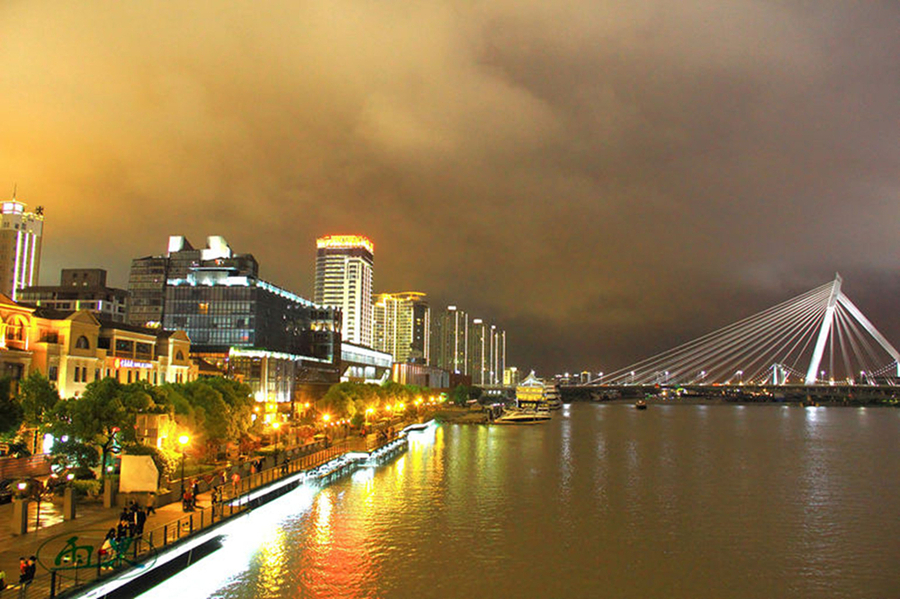 【宁波三江口夜景摄影图片】宁波三江口风光摄影_雨果_太平洋电脑网