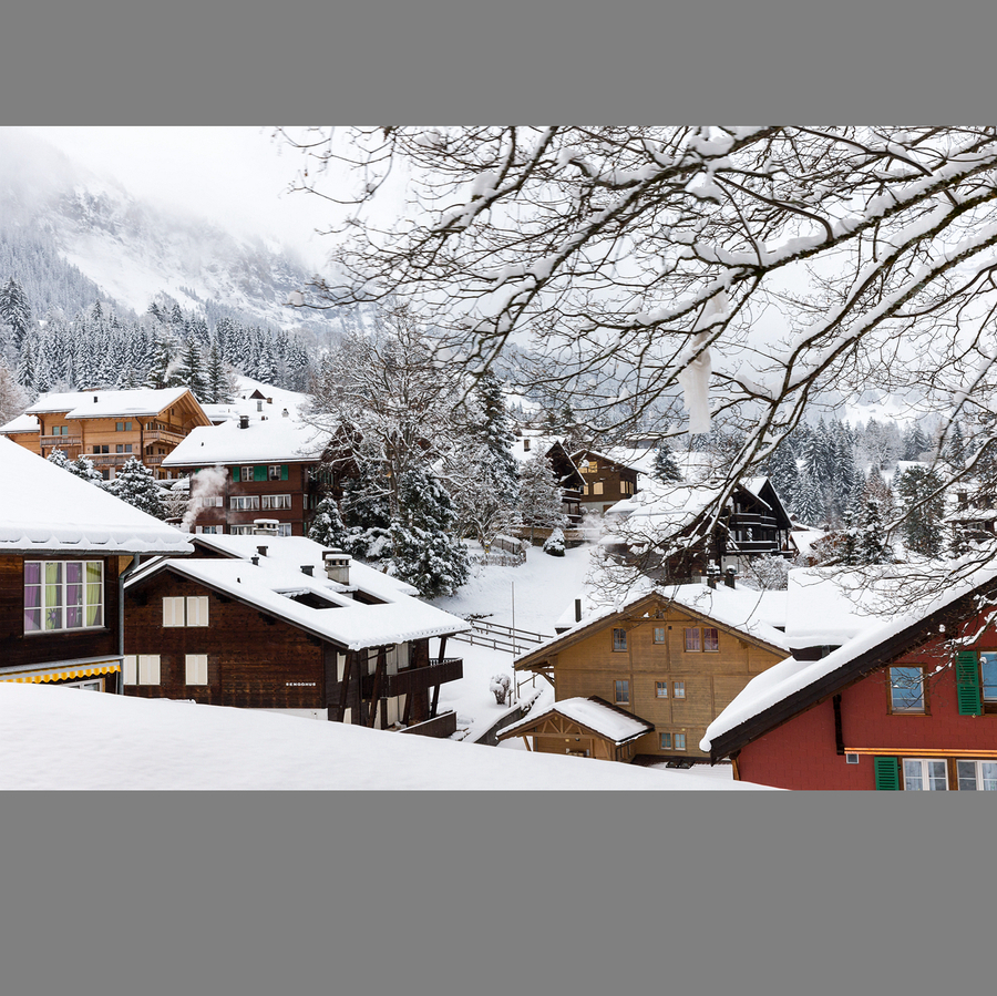 【小镇雪景(瑞士)摄影图片】瑞士因特拉肯(Interlaken)风光摄影_太平洋电脑网摄影部落