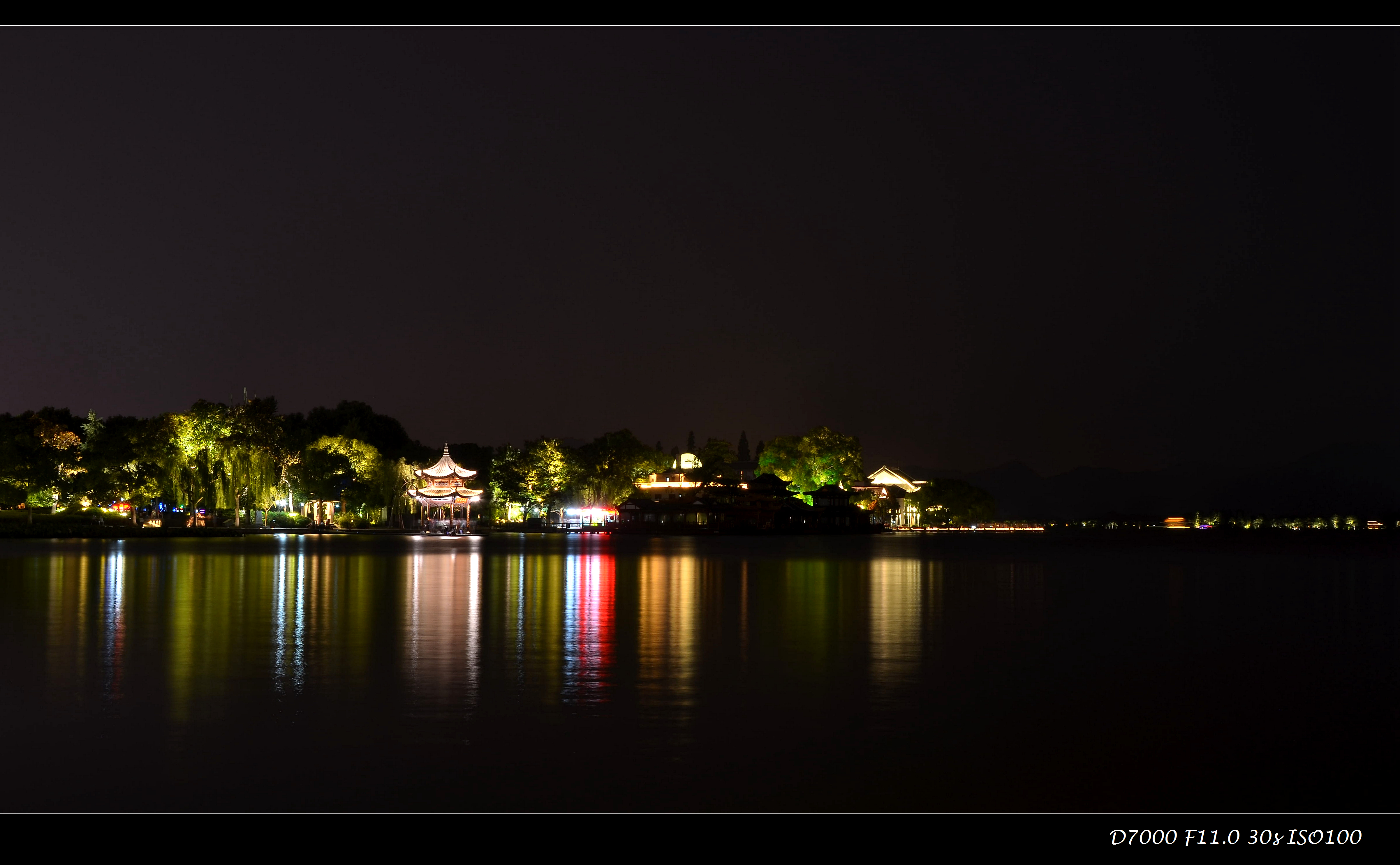 西湖夜色