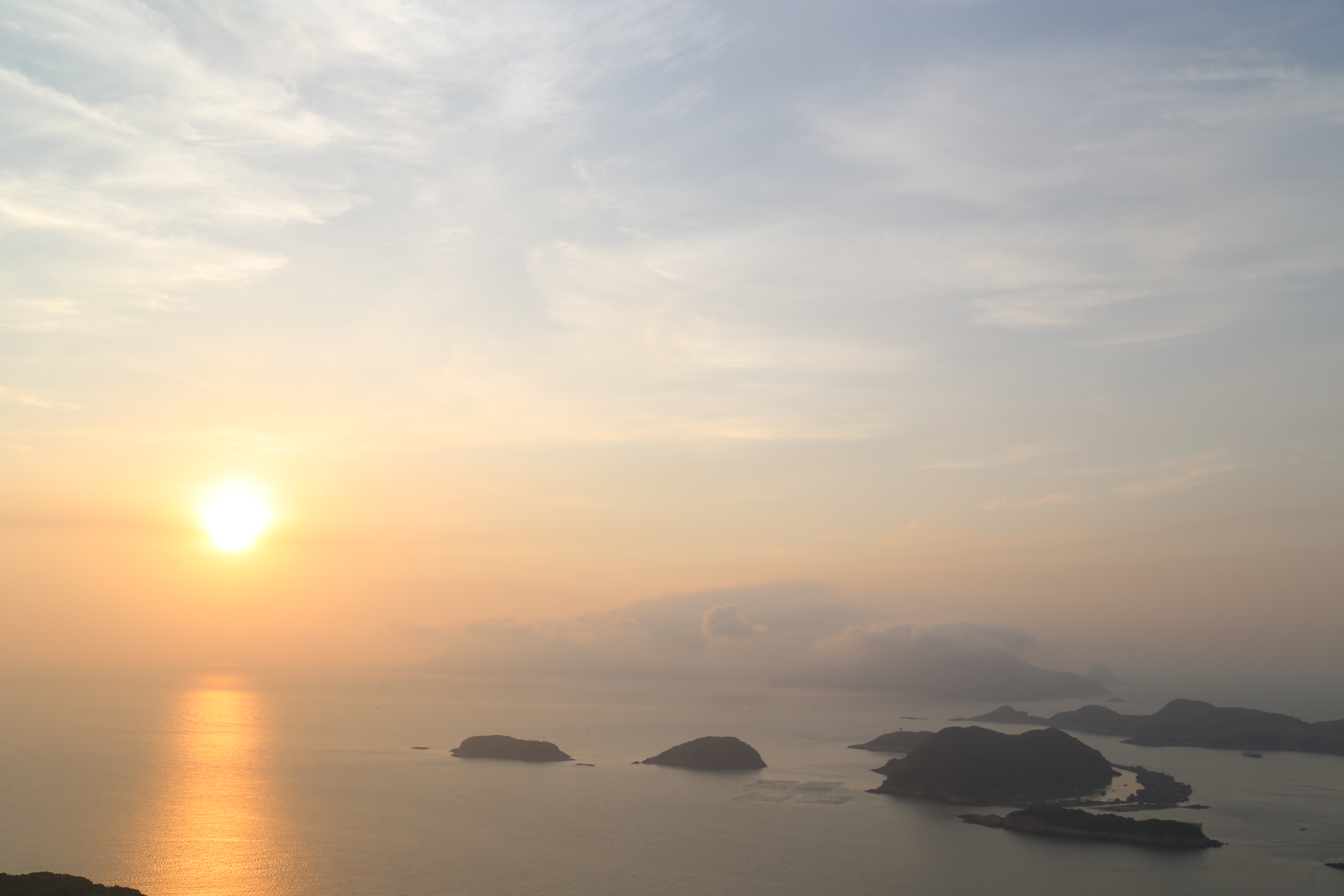 福建霞浦三沙花竹日出