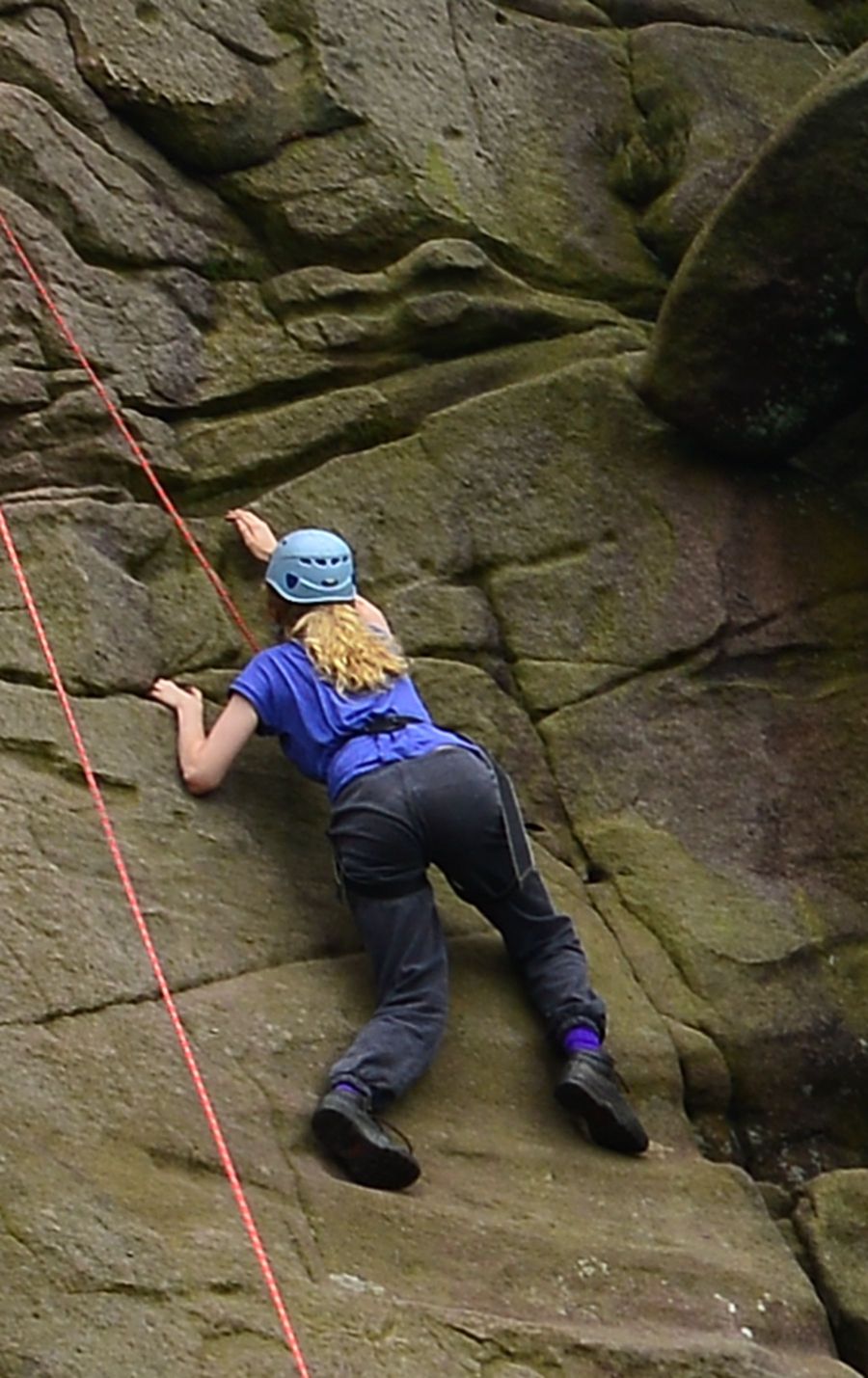 【攀岩的学生们摄影图片】英国峰区(Peak Dis