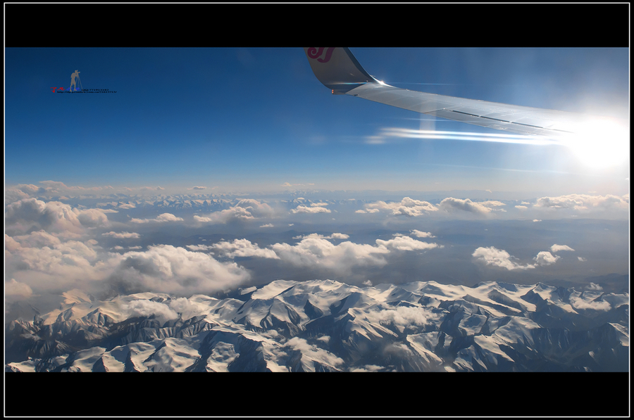 【BK-2885航班摄影图片】西安--乌鲁木齐风光