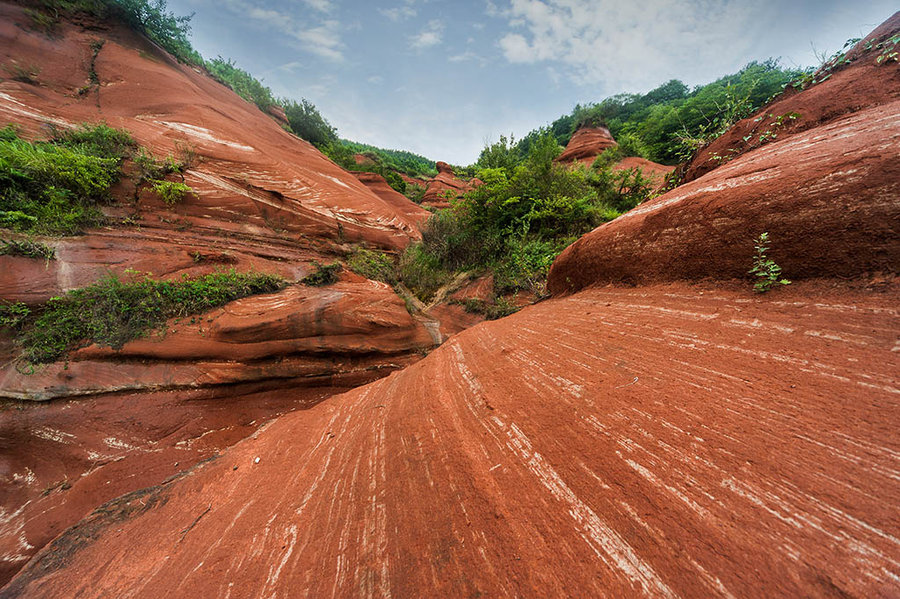 【神奇的自然---定远红石岩摄影图片】风光旅游