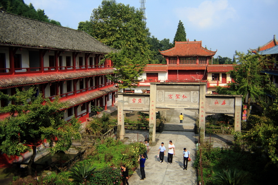 【丹景山佛山寺摄影图片】四川省彭州市丹景山风光摄影_大军影像