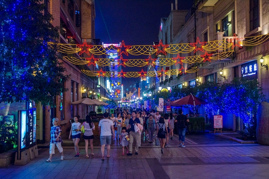 楚河汉街国庆之夜