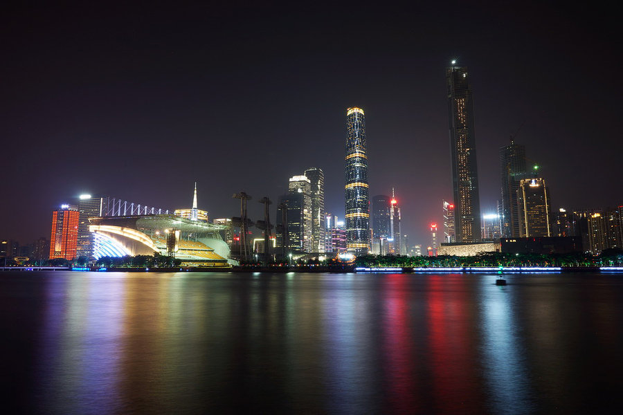 小蛮腰及珠江夜景