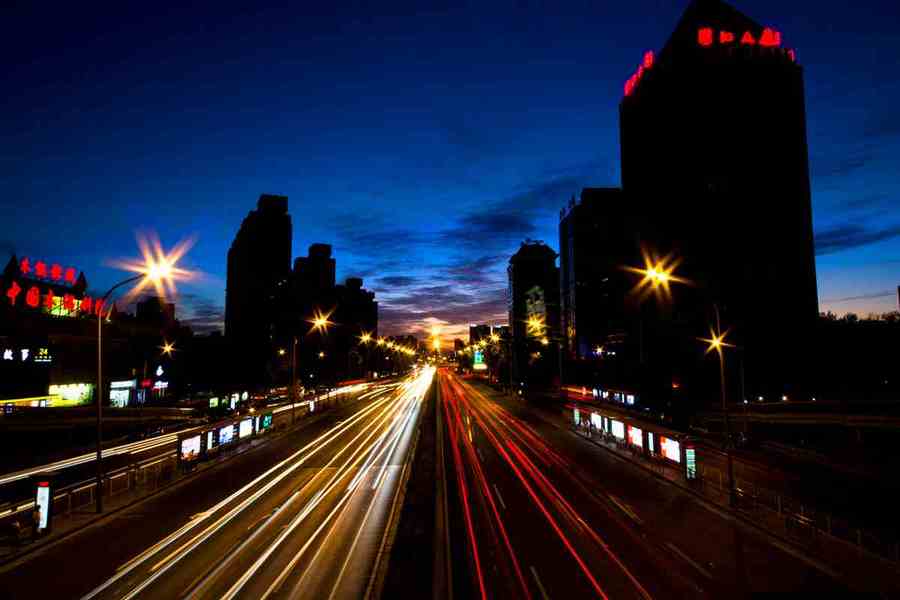 北京安贞夜景