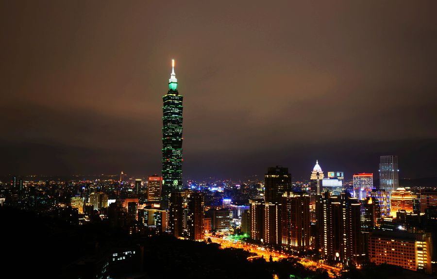 【迷人的台北101大楼摄影图片】台北象山生活