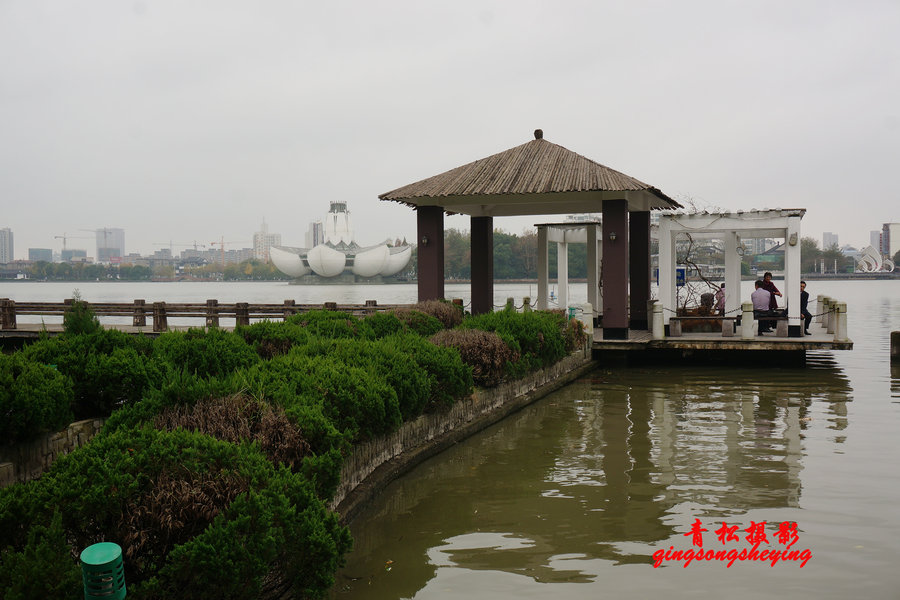 浙江平湖的东湖美景