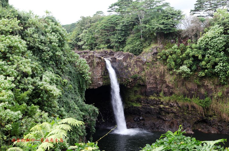 【彩虹瀑布-美国夏威夷大岛摄影系列之四摄影