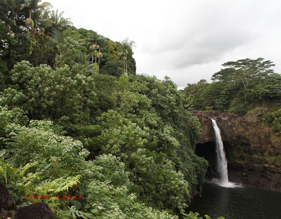 【彩虹瀑布-美国夏威夷大岛摄影系列之四摄影