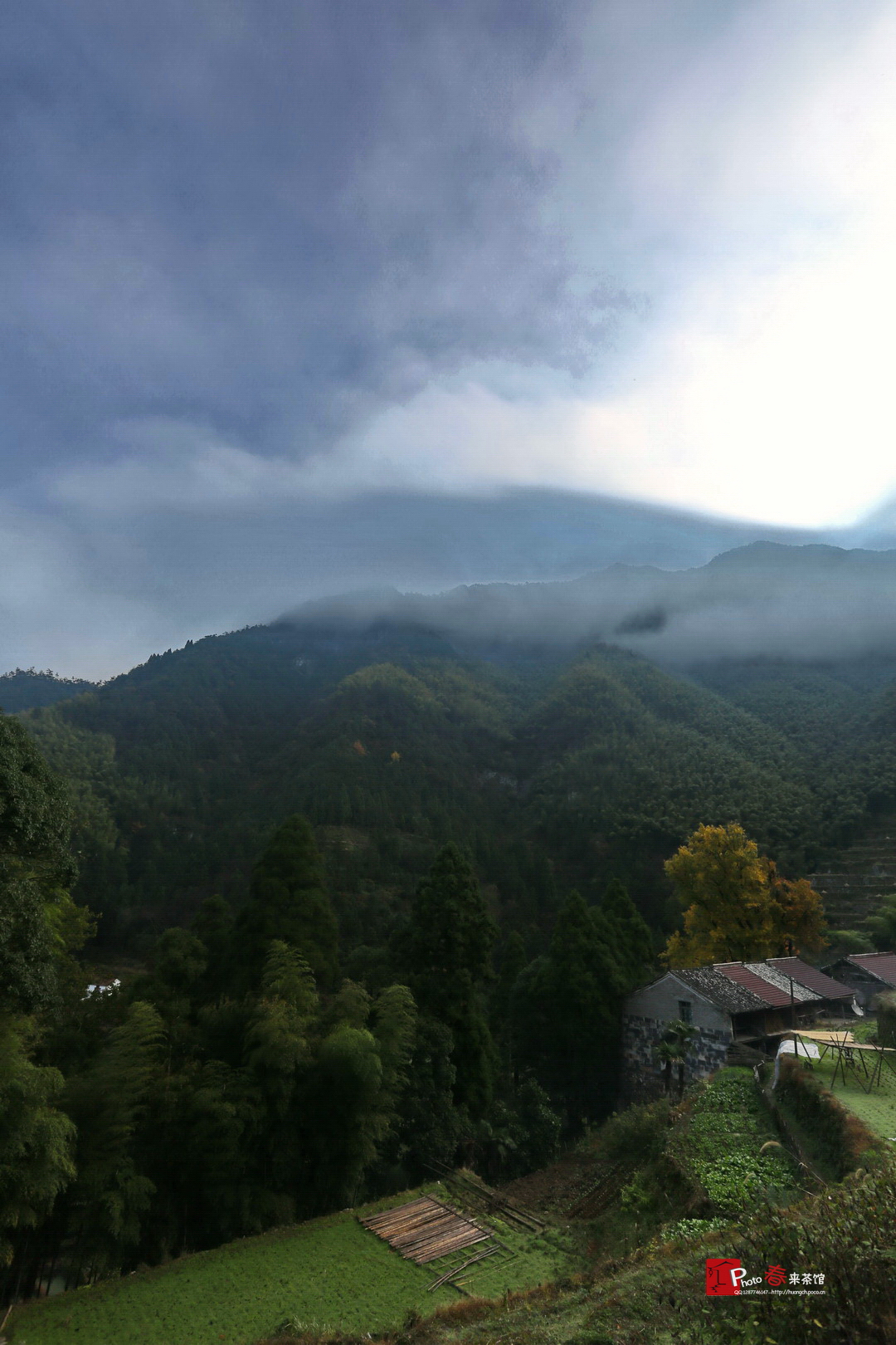 远眺山景-淡竹乡采风