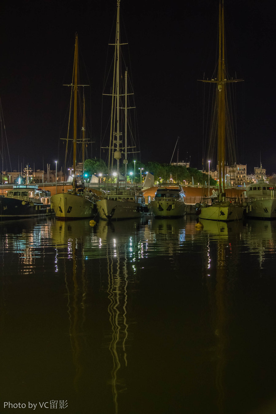 【西班牙、巴塞罗那--旧港之夜 Port Vell, Barc
