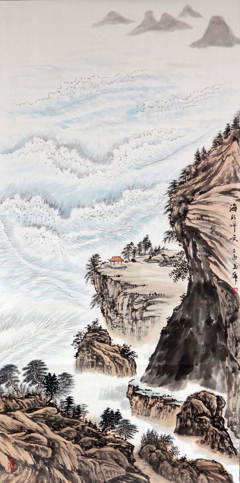 玉虎大师山水画