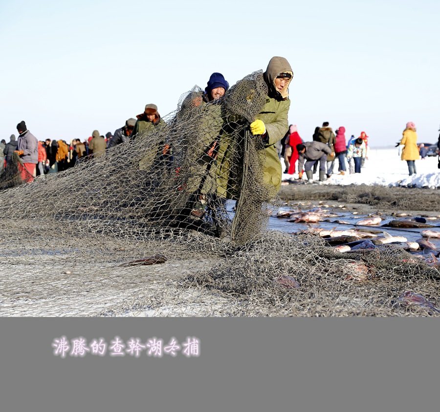 沸腾的查干湖冬捕