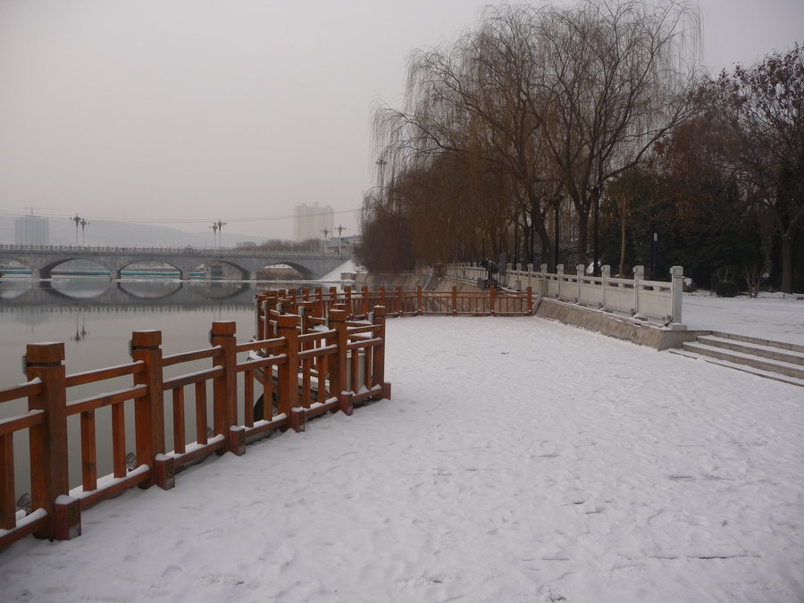 【公园雪景摄影图片】陕西渭南风光旅游摄影
